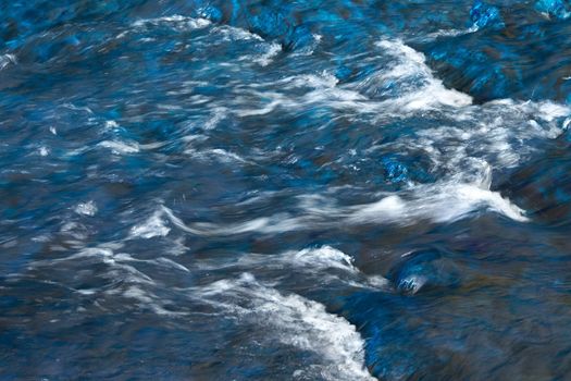 Background or texture White waves River rapids