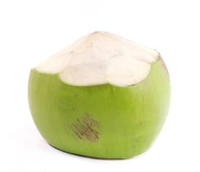 Coconut isolated on white background