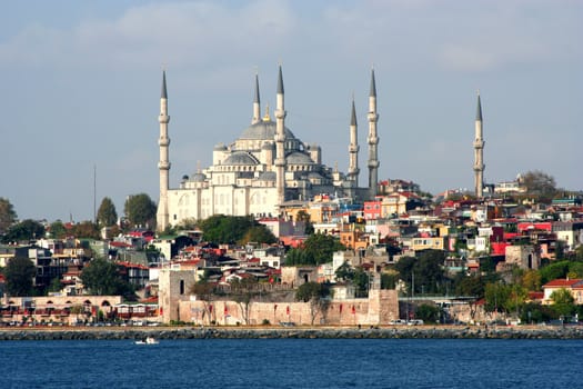 Istanbul landscape and Bosporus