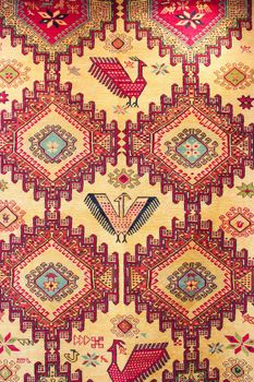 Beautiful turkish carpet with pattern