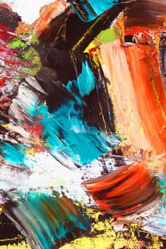 abstract painting on canvas as background