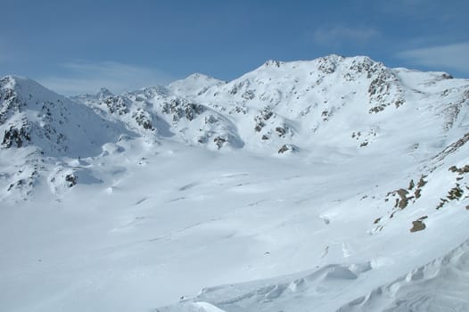 Valley nearby in Austria nearby Kaltenbach in Zillertal valley