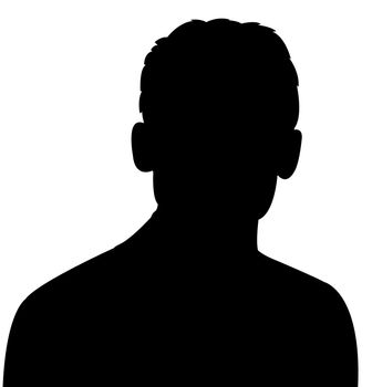 a man head silhouette