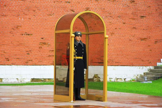 The tomb of the Unknown Soldier at the wall of Kremlin