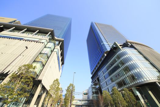 February 24, 2014: Grand Front Osaka is a complex located in Umeda, Osaka. Development Area as a redevelopment area of Umeda JR Freight Station ruins "Umekita" of (Osaka Station North District), was opened April 26, 2013.