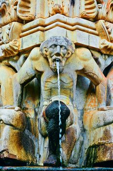 Old Drinking Fountain in Portugal