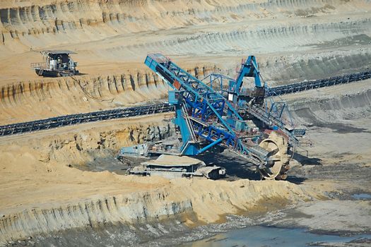 Open pit mining of coal