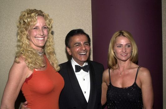 Erin Brockovich-Ellis, Casey Kasem and Nadia Comaneci at the Night Under The Stars Dinner-Dance to raise money for MS. Beverly Hills, 04-29-00
