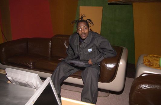 Coolio on the set of the Dr. Drew Show, Pasadena, 04-19-00
