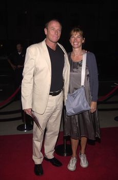 Corbin Bernson and wife Amanda Pays at the premiere of Showtime's "RATED X" in Hollywood, 04-27-00