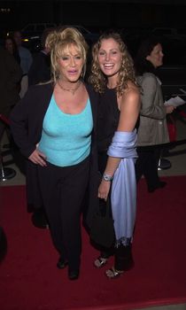 Marilyn Chambers and Tracy Hutson at the premiere of Showtime's "RATED X" in Hollywood, 04-27-00