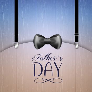 Happy Father's Day with bow tie