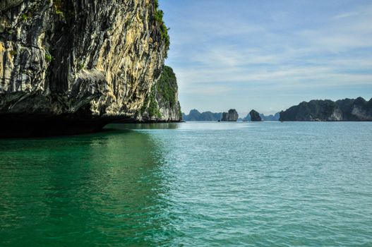 Picturesque sea landscape. Ha Long Bay, Vietnam 2011