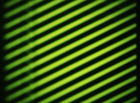 green background abstract shadow louver on the wall