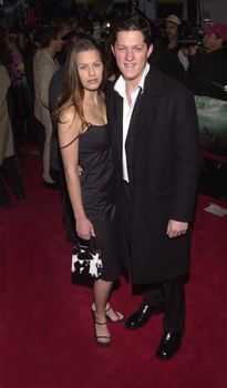 Natalie Widmore and Dirk Cheetwood at the premiere of Universal's "U-571" in Westwood, 04-17-00