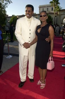 Steve Harvey and Mary at the premiere of "Original Kings of Comedy" in Hollywood. 08-10-00