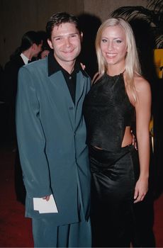 Corey Feldman and Date Shaunna at the Hollywood Film Awards in Beverly Hills. 08-08-00