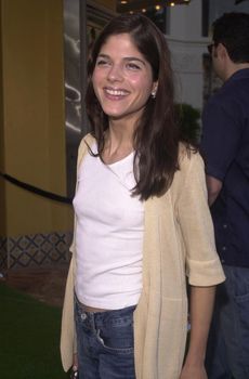 Selma Blair at the premiere of The Replacements in Westwood. 08-07-00