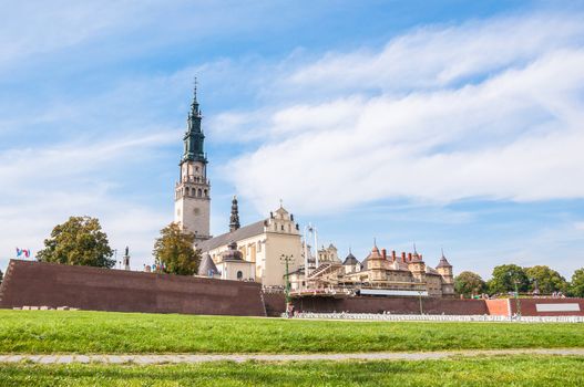 The Jasna Gora sanctuary in Czestochowa, one of the most popular religious places in Poland