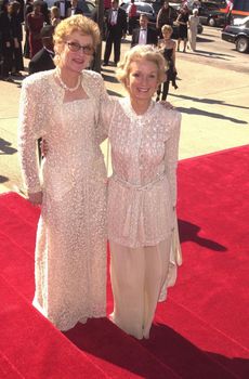 Yvette Mimieux and Sister Gloria at the Creative Arts Emmy Awards in Pasadena. 08-26-00