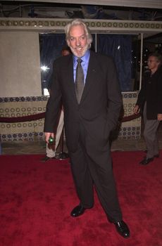 Donald Sutherland at the premiere of "Space Cowboys" in Westwood. 08-01-00