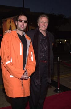 Jon Voight and son James Haven at the premiere of Miramax's "All The Pretty Horses," in Westwood, 12-17-00