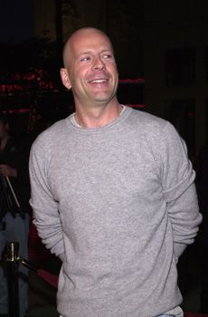 Bruce Willis at the premiere of Miramax's "All The Pretty Horses," in Westwood, 12-17-00