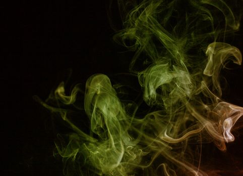 Abstract cloud of smoke shot closeup as background for halloween