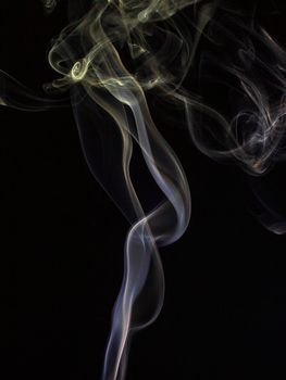 Abstract cloud of smoke shot closeup as background for halloween