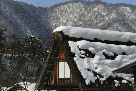 Cottage at Gassho-zukuri Village/Shirakawago