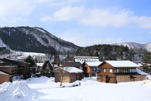 Cottage at Gassho-zukuri Village/Shirakawago:japan