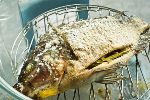 Tilapia baked in the oven