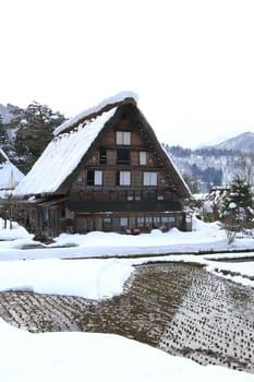 Cottage at Gassho-zukuri Village/Shirakawago:japan