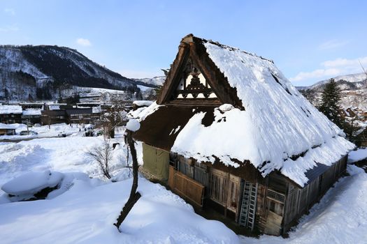 Cottage at Gassho-zukuri Village/Shirakawago:japan