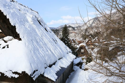 Cottage at Gassho-zukuri Village/Shirakawago:japan