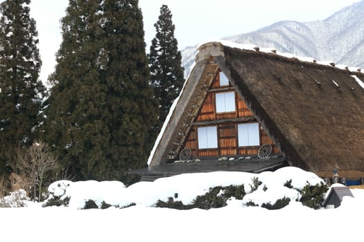 Cottage at Gassho-zukuri Village/Shirakawago:japan