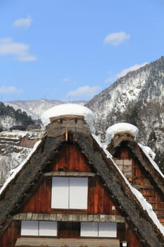 Cottage at Gassho-zukuri Village/Shirakawago:japan