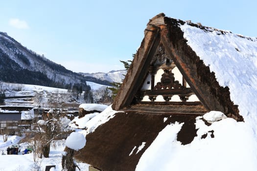 Cottage at Gassho-zukuri Village/Shirakawago:japan