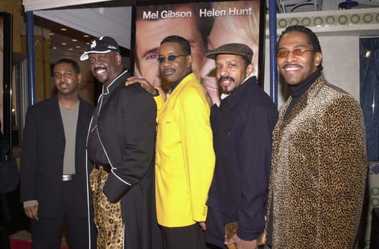 The Temptations at the premiere of Paramount Pictures "What Women Want" in Westwood, 12-13-00