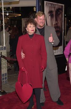 Roseanne Barr and Ben at the premiere of 20th Century Fox's "Cast Away" in Westwood, 12-07-00