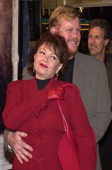 Roseanne Barr and Ben at the premiere of 20th Century Fox's "Cast Away" in Westwood, 12-07-00