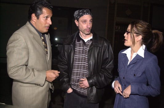 Tori Spelling, Sam Kass and Herschel Savage at the "Joe Head Goes Hollywood" Wrap Party, Santa Monica, 12-18-00