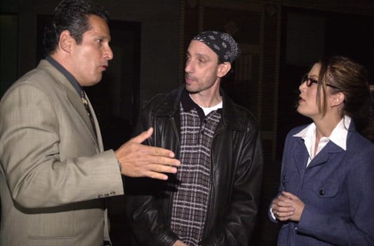 Tori Spelling, Sam Kass and Herschel Savage at the "Joe Head Goes Hollywood" Wrap Party, Santa Monica, 12-18-00