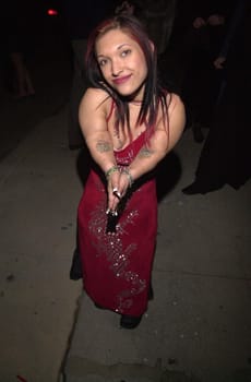 Bridget Powers at the "Joe Head Goes Hollywood" Wrap Party, Santa Monica, 12-18-00