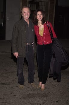 David Carradine and wife Marina at the "Joe Head Goes Hollywood" Wrap Party, Santa Monica, 12-18-00