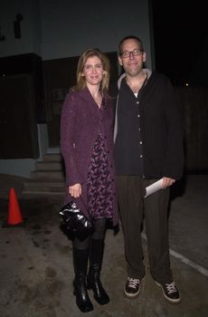 Helen Slater and Hubby Robert Watzke at an exhibition of photographer Gordon Clark's work, Nardulli Gallery, Hollywood, 12-02-00