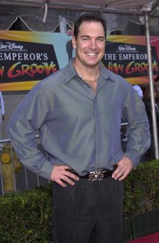 Patrick Warburton at the premiere of Disney's "The Emperors New Groove" in Hollywood, 12-10-00