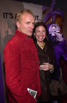 Sting and Mimi Rogers at the premiere of Disney's "The Emperors New Groove" in Hollywood, 12-10-00