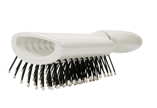 hair brush isolated on white background