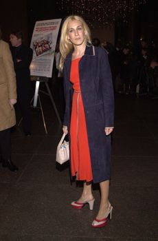 Sarah Jessica Parker at the premiere of Fine Line Features "State And Main" in Hollywood, 12-18-00